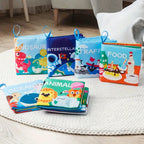 Soft Baby Crinkle Cloth Book Set