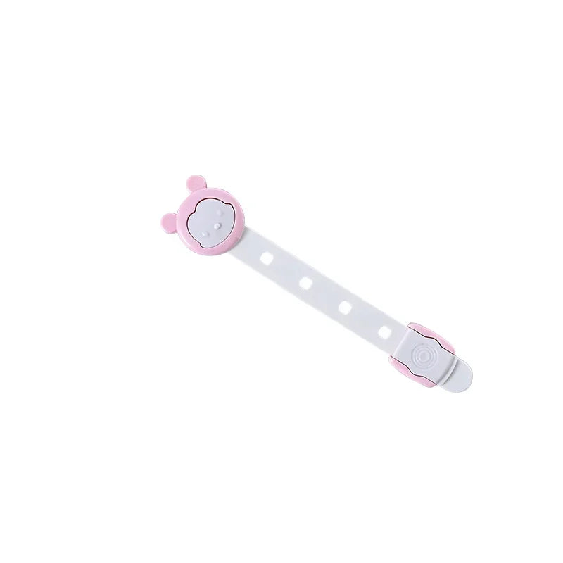 5Pcs Child Safety Cabinet Lock Baby Proof Security Protector Drawer Door Cabinet Lock Plastic Protection Kids Safety Door Lock
