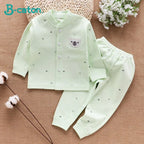 Cotton Newborn Top & Pants Set