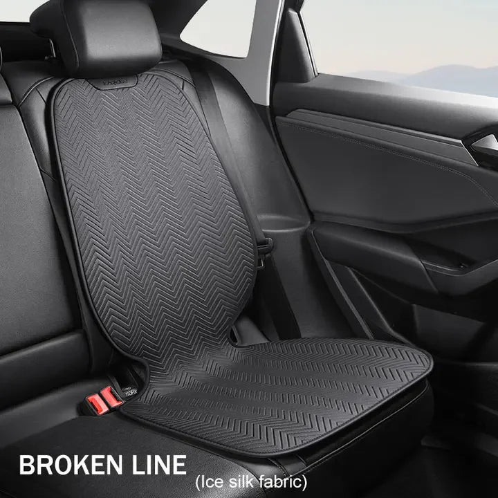 Car Seat Safety Protector Leather Pad for Kids Baby Pets Universal Rear Seat Cushion Child Protective Mat With Storage Net Cover
