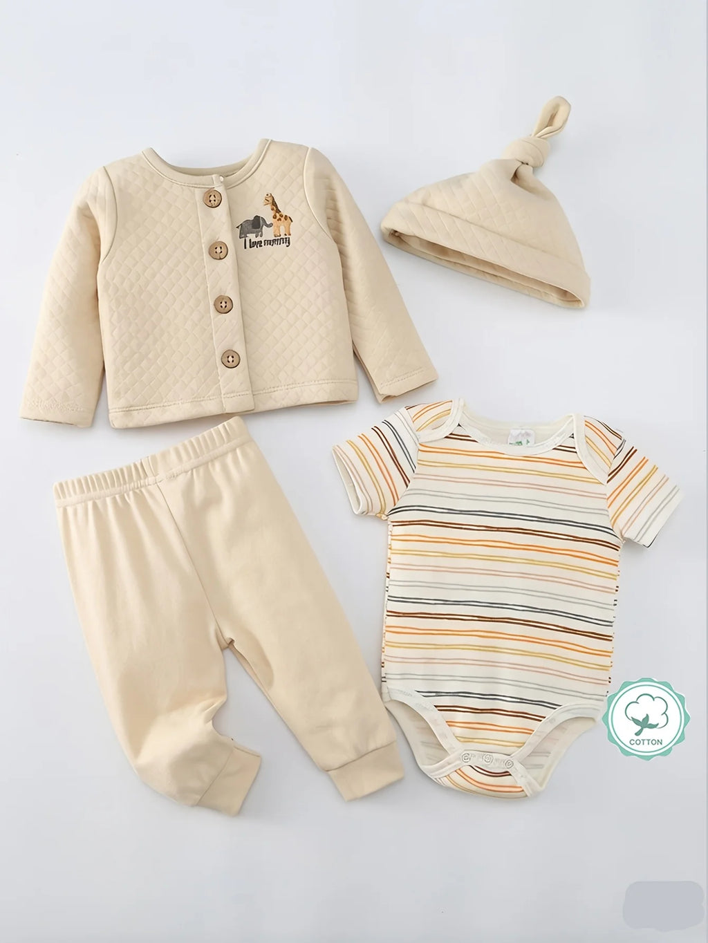 4-Piece Baby Autumn & Winter Set