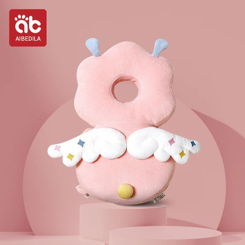 AIBEDILA Baby Head Protector Safety Pad Cushion Cartoon Anti Fall Back Pillow Headrest Newborn Infant Toddler Baby Protection