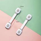Child Safety Cabinet Locks Drawer Latches Baby Proofing Pinch Resistant for Kitchen Fridge Oven Door Multipurpose Protector