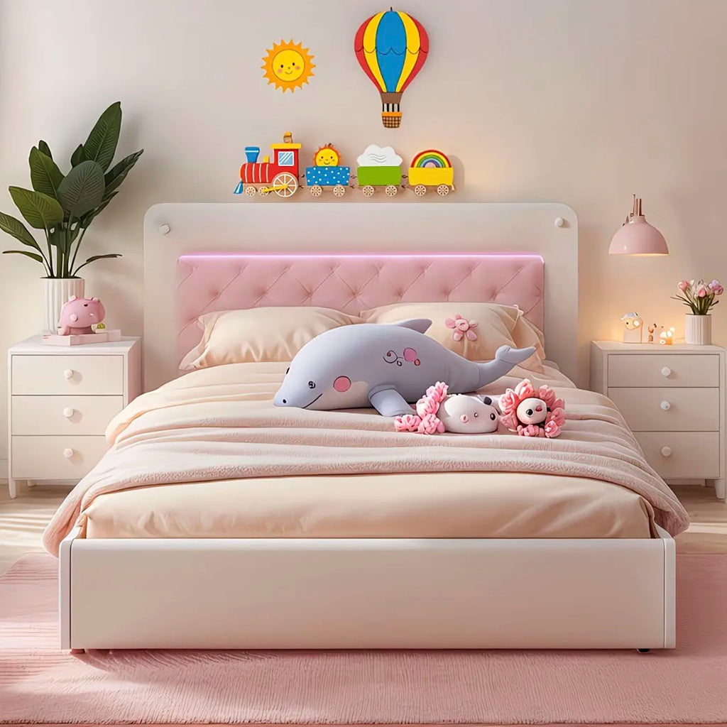 Cute cartoon Wooden Wall Decor Set for Nursery. Nano Tape Included, No Drilling Needed for Kids Bedroom Decoration.