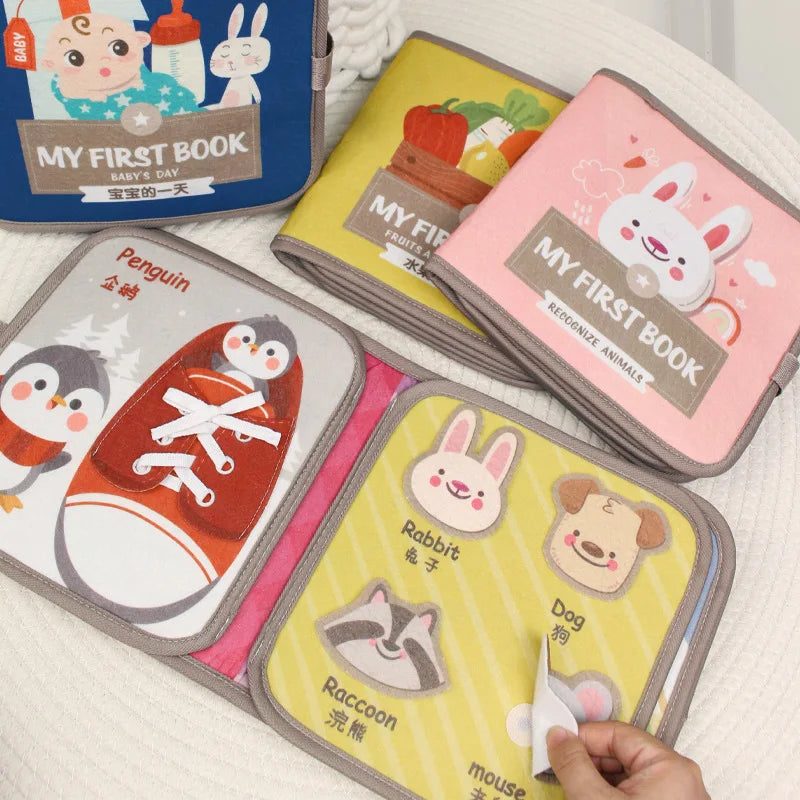 Montessori Animal & Nature Cloth Book