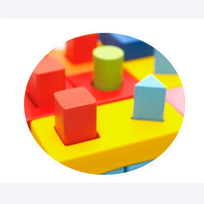 Wooden Shape Sorting Board