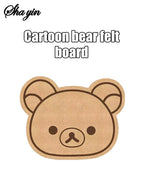 Cartoon Felt Board Cute Dormitory Background Decoration Photo Wall Felt Message Board Non Damaging Wall No Drilling