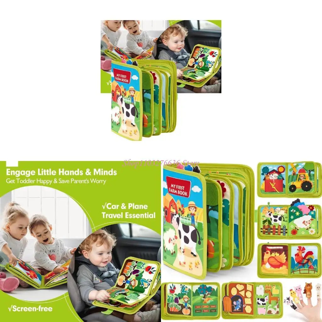 Farm-Themed Toddler Activity Book