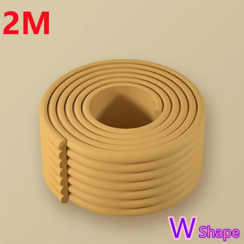 2M Baby Safety Corner Protector Solid Color Edge Guards for Childproofing Home Furniture Corners Table Angle Protection Tape