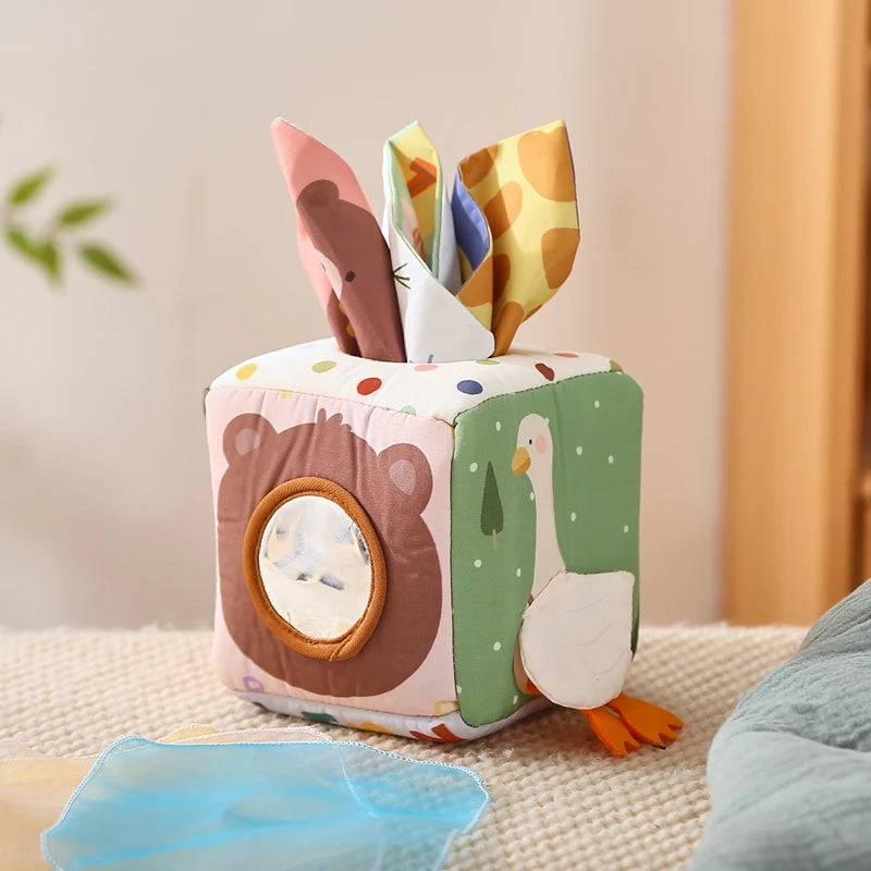Montessori Magic Tissue Box Sensory Toy