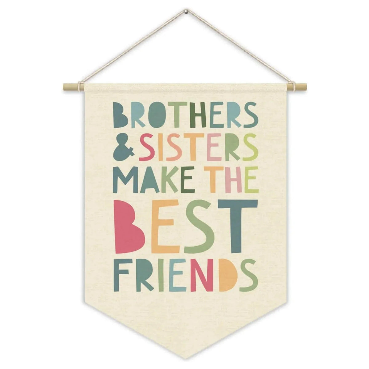 Nursery Decor Canvas Banner,Boy Bedroom Playroom Wall Art Decorations,Boho Twin Room Sign, Big Bro Lil Bro, Sage Green Blue Kids