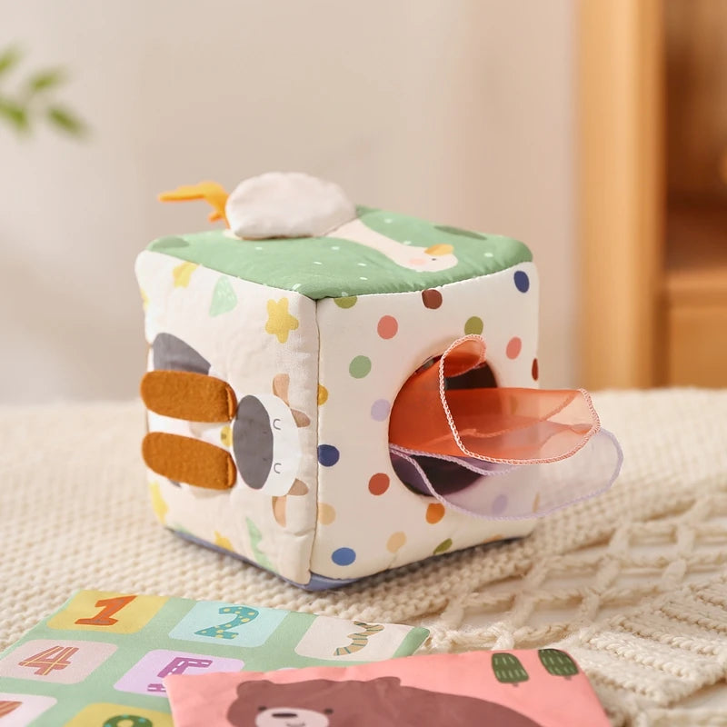 Montessori Magic Tissue Box Sensory Toy