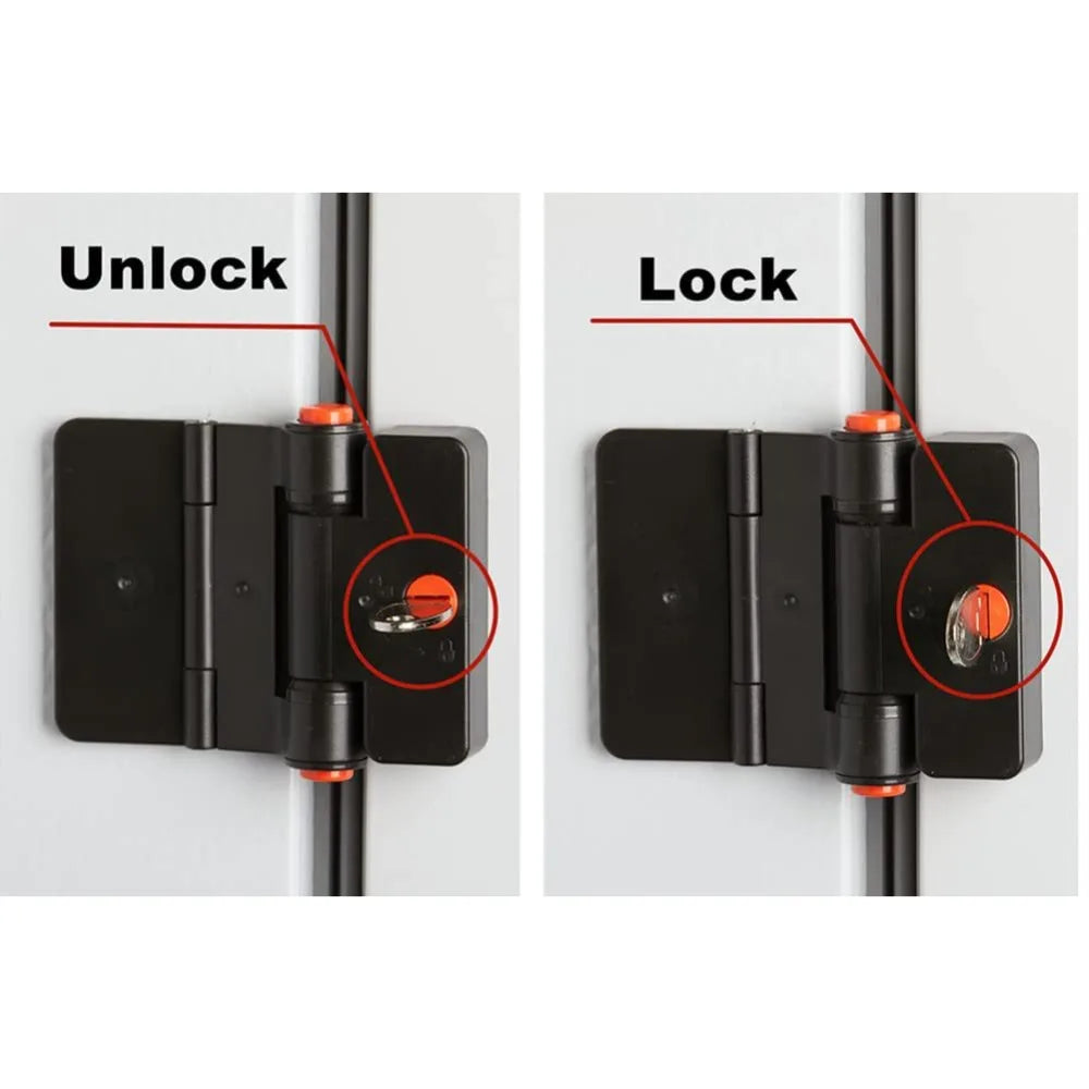 Baby Safety Drawer Lock password Anti-Pinching Hand Cabinet Drawer Locks Plastic White Safety Buckle for Kids Protection