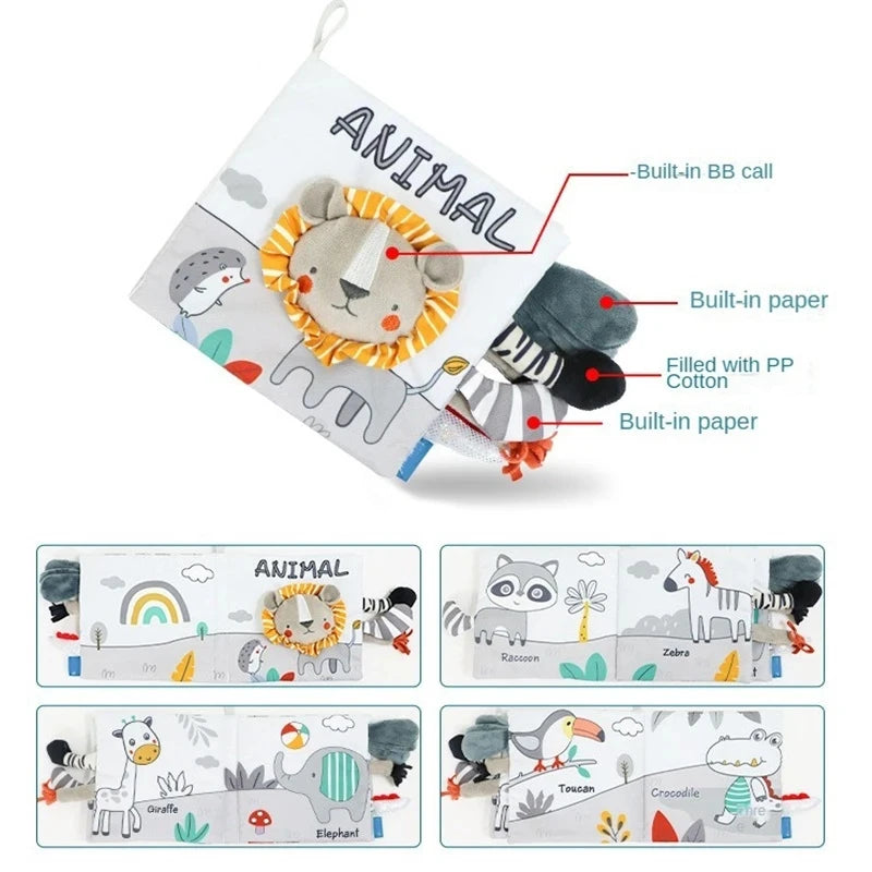 Animal & Nature Baby Cloth Book