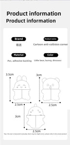 Soft Corner Protectors for Kids Baby Proofing Furniture Edge Guards Bumpers Cute Cartoon Design Safe and Durable