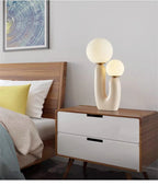 Nordic Children's Room Bedroom Bedside Lamp Creative Art Table Lamp Decoration Model Room Living Room Double Head Table Lamp