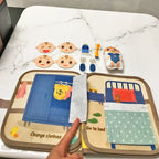 Interactive English Cloth Learning Book
