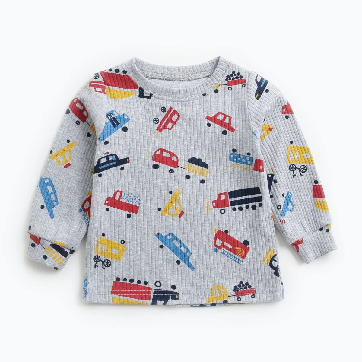 Baby Clothes Sets Cute Autumn Animal Pattern Kids Tops + Long Pants Cotton Casual 2pcs