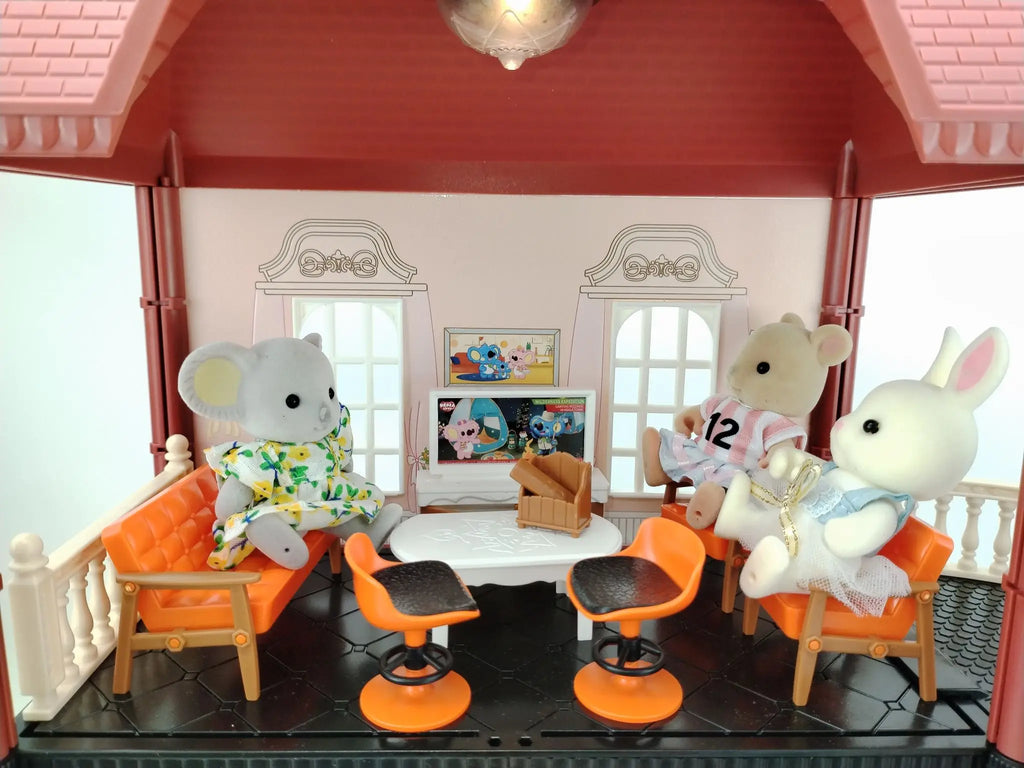 Miniature Items Dollhouse Furniture Accessories Living Room Bedroom Supermarket Shopping Games Family Interaction Doll Kids Toys