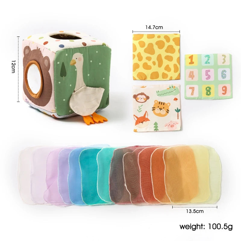 Montessori Magic Tissue Box Sensory Toy