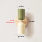 Nordic Living Room Wall Lamp Simple Modern Bedroom Bedside Aisle Children's Room Background Wall Lamp E27 Home Decoration