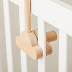 Baby Rattle Toy 0-12 Months Toys Wooden Mobile Bed Bell Floor Stand Bracket Newborn Bed Bell Hanging Holder Bracket Infant Crib