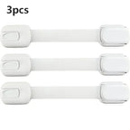 Baby Safety Cabinet Locks Adhesive Child Proofing Latches To Baby Proof Cupboard Drawers Fridge Adjustable Kids Proofing Straps