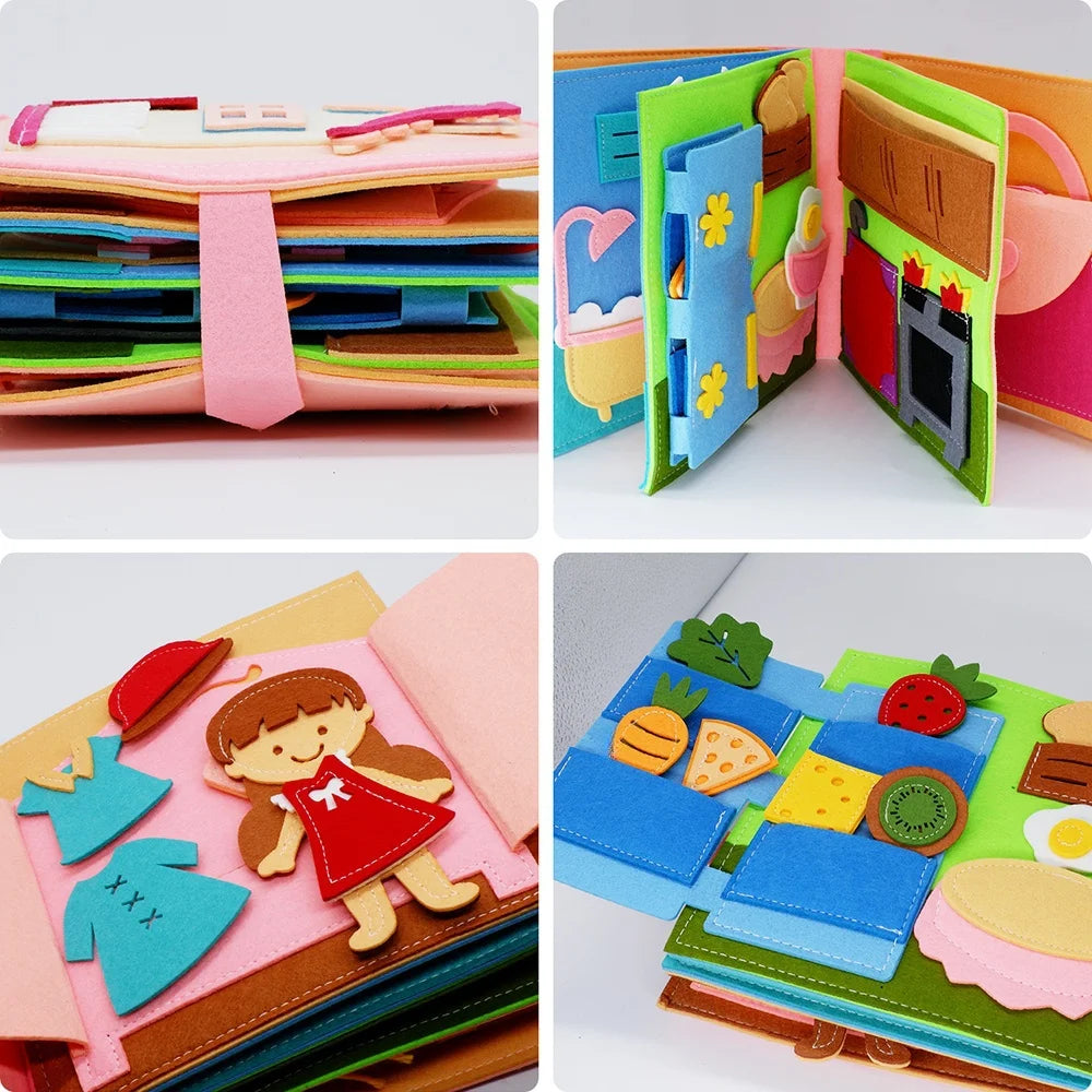 Montessori Busy Book for Toddlers