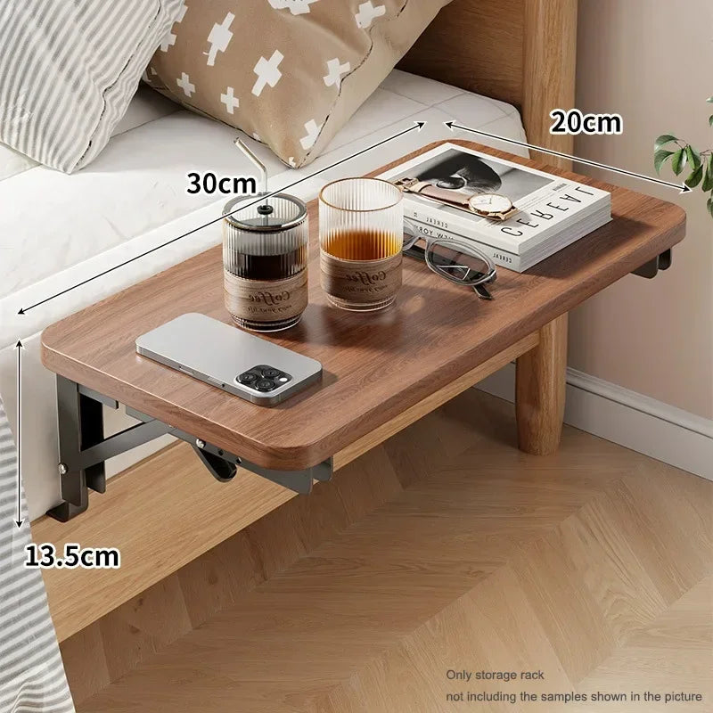 Bedside Cabinet Foldable Storage Bedside Shelf Small Household Side Cabinet Bedroom Bedside Cabinet BedSide Table Multiple Uses