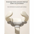 Non-Slip Baby Bath Stand Adjustable Free-Standing Baby Standing Shower Stand Safe Multifunctional Infant Bath Support