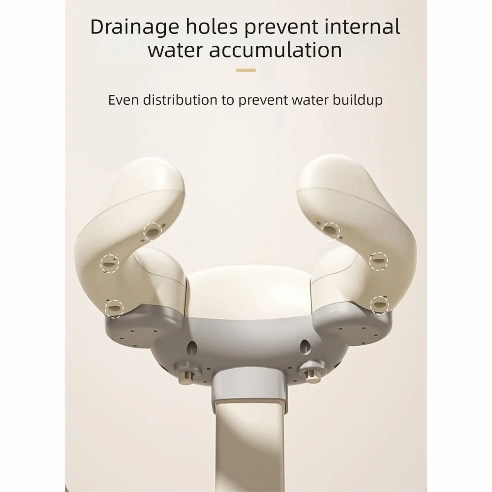 Non-Slip Baby Bath Stand Adjustable Free-Standing Baby Standing Shower Stand Safe Multifunctional Infant Bath Support