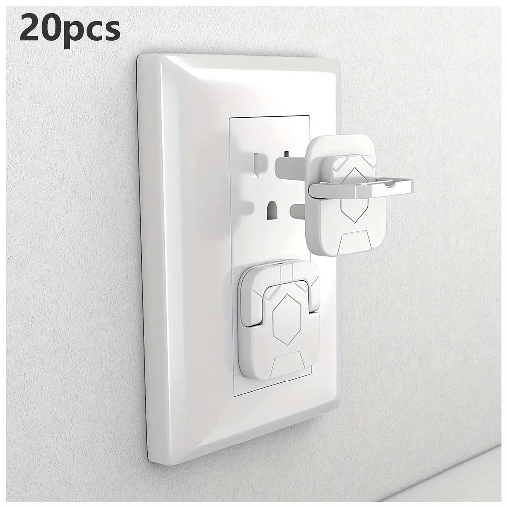 1-20Pc Baby Proof Outlet Covers Child Safety Plug Protector Reusable Socket Caps Electrical Outlet Plug Covers for Childproofing