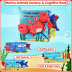 Marine Animal Tail Cloth Baby Book