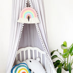 Ins Style Nordic Style Rainbow Home Children's Room Decoration Pendant Woven Rainbow Hanging Wall Hanging Pendant