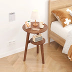 Modern Bedside Cabinets Coffee Table   Solid Wood Side Table Movable Living Room Small Coffee Table Home Furniture New