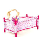 Foldable Doll Crib for Pretend Play