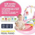 Baby Activity Gym with Piano & Play Mat