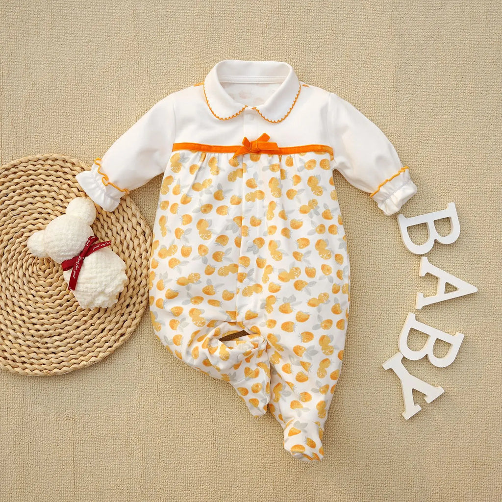 Newborn Baby Clothes Spring Baby Romper Princess style girls Sleepsuit Girl Sleepwear One-pieces Jumpsuit Baby Clothing Jumpsuit