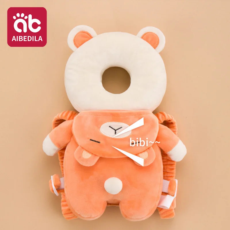 AIBEDILA Baby Head Protector Safety Pad Cushion Cartoon Anti Fall Back Pillow Headrest Newborn Infant Toddler Baby Protection
