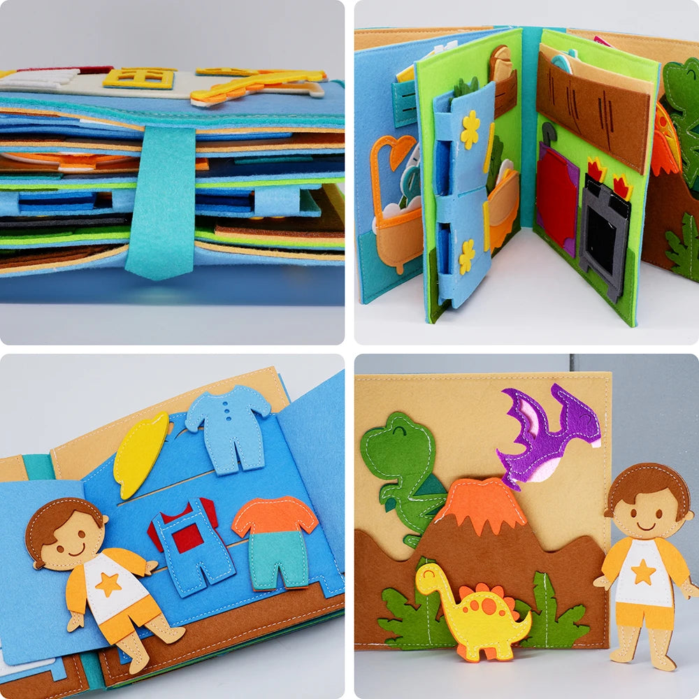 Montessori Busy Book for Toddlers