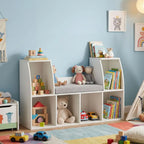 Kids Bookshelf with Reading Nook