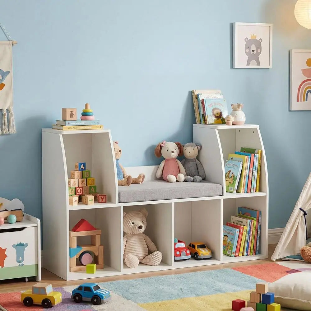 Kids Bookshelf with Reading Nook
