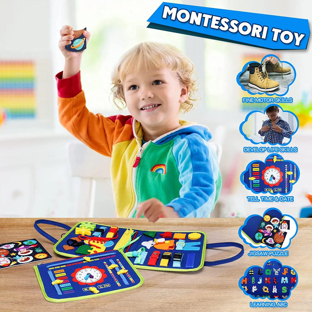 Toddler Montessori Busy Board