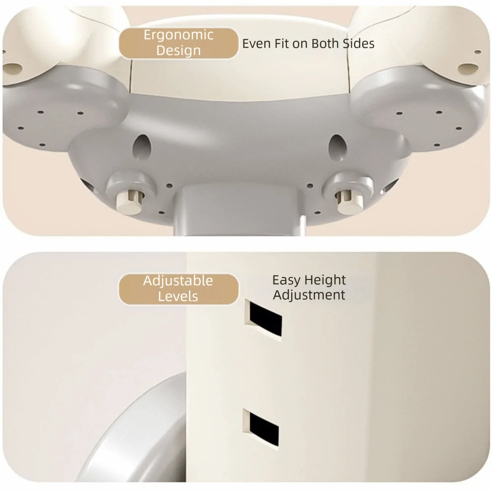 Non-Slip Baby Bath Stand Adjustable Free-Standing Baby Standing Shower Stand Safe Multifunctional Infant Bath Support