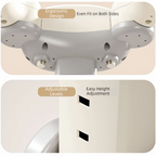 Non-Slip Baby Bath Stand Adjustable Free-Standing Baby Standing Shower Stand Safe Multifunctional Infant Bath Support