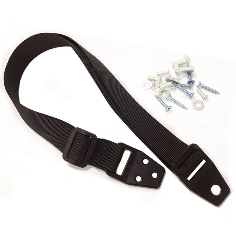 Baby Safety Anti-Tip Straps For Flat TV And Furniture Wall Strap Child Lock Protection Adjustable Tape Metal/Plastic Fittings