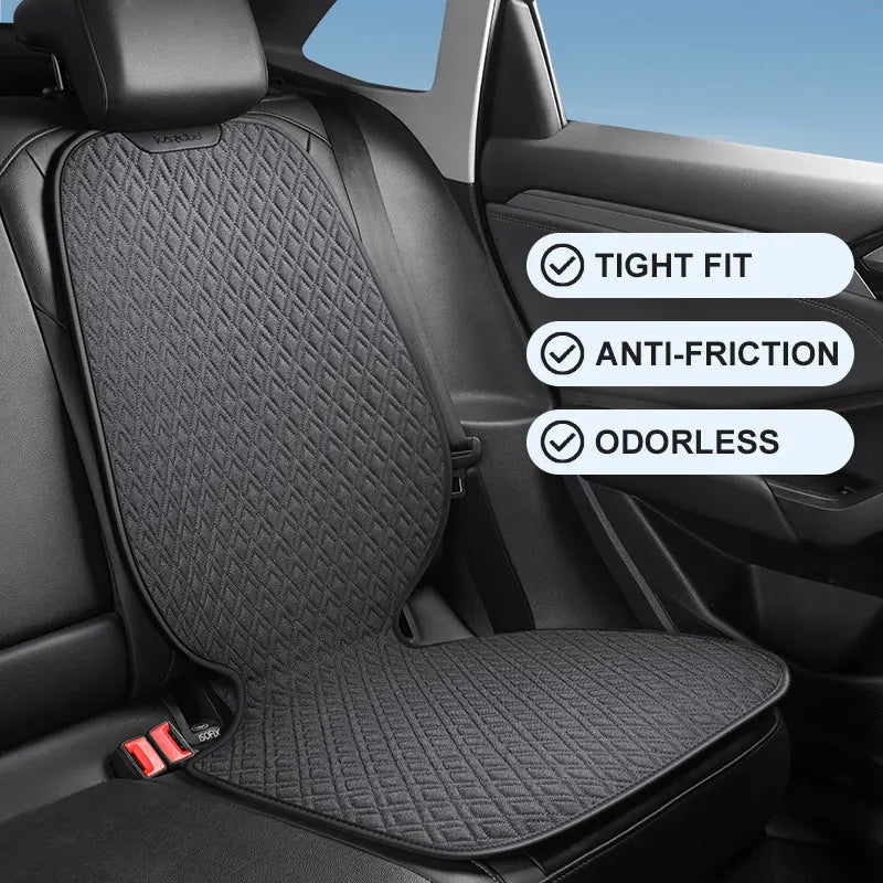 Car Seat Safety Protector Leather Pad for Kids Baby Pets Universal Rear Seat Cushion Child Protective Mat With Storage Net Cover