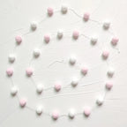 Felt Ball String Ornament Girls Room Decor Hair Ball Hanging Pendant For Nursery Decor Garland Pom Nordic Style Kids Decoration