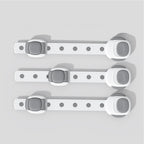 Baby Proof Toilet Lock - Child Safety Cabinet Locks for Toilet Seat, Drawers, Fridge, Doors | Easy Install with Strong 3M Adhesi