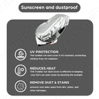 Baby Car Seat Sun Shade Cover, Infant Car Seat Heat Protector Keeps Your Toddler Baby Seat Cool, Blocks Out Heat & Sun UV Co